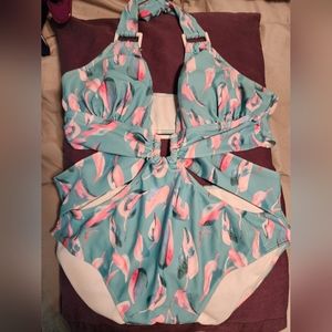 One piece multicolor swimsuit